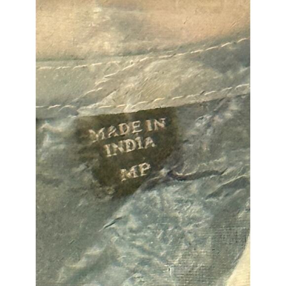 Colleen Lopez Blue White Tie Dye Duster MP New In Package - Picture 4 of 6